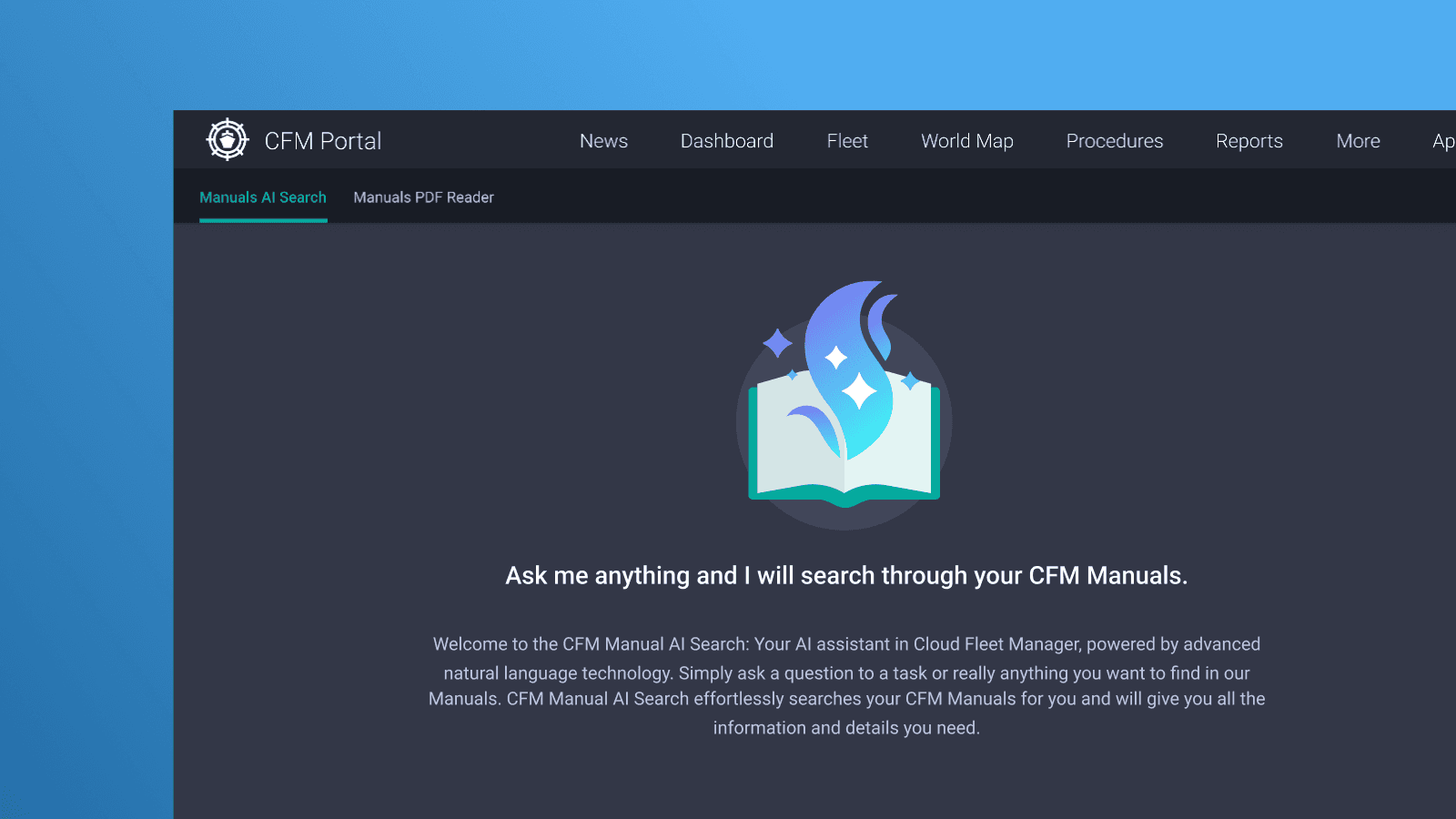 Cloud Fleet Manager AI Manual Search Preview
